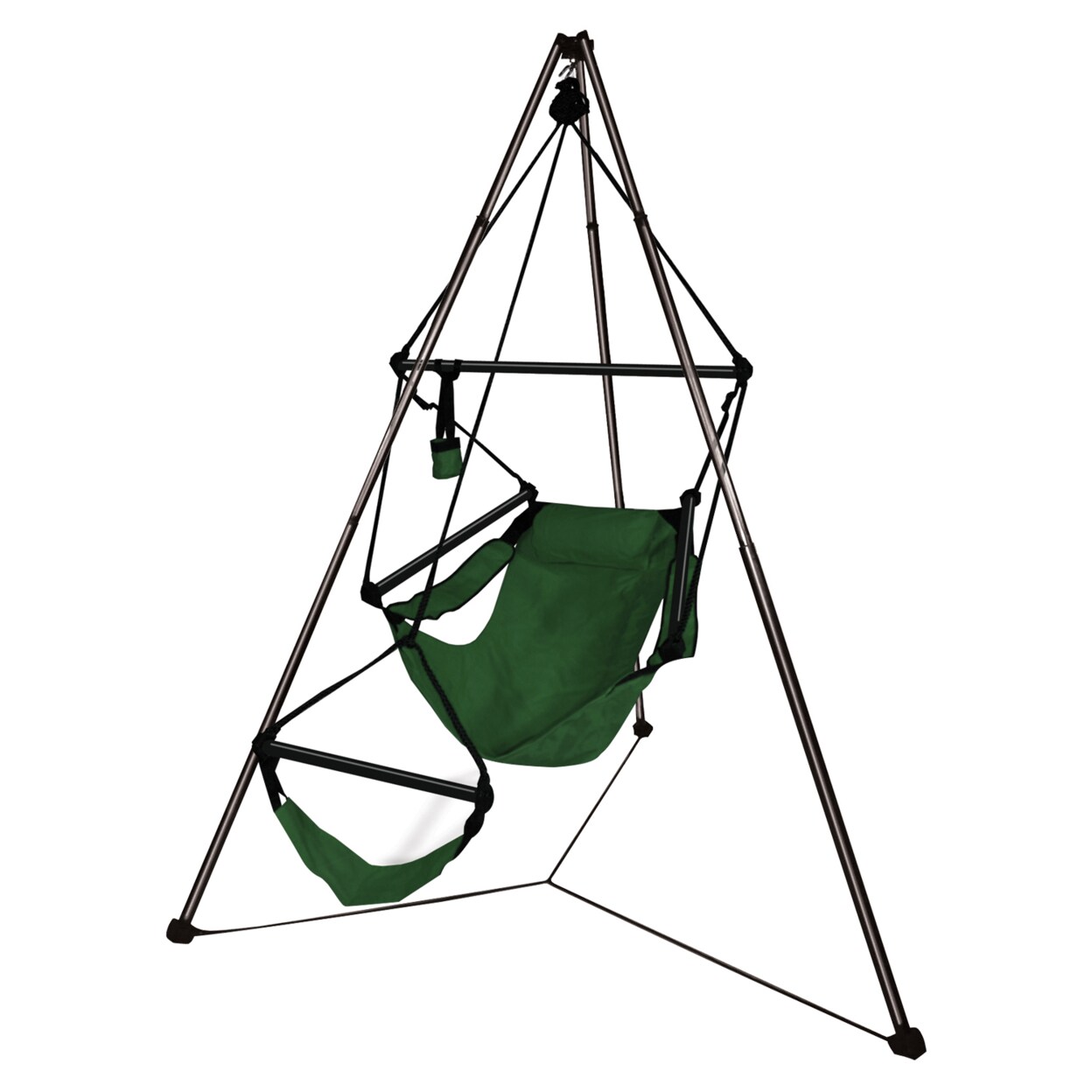 Hammaka   Portable Outdoor Camping Tripod Stand With Hanging Air Chair Combo