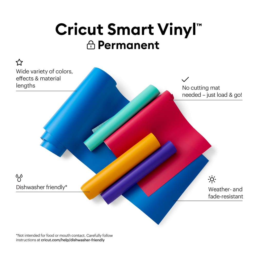 Cricut Premium Permanent Smart Vinyl (12 ft)