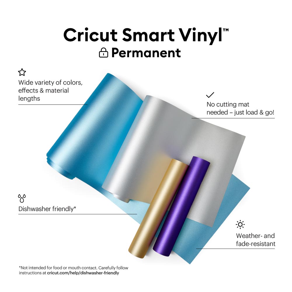 Cricut Permanent Smart Vinyl - Shimmer (12 ft)