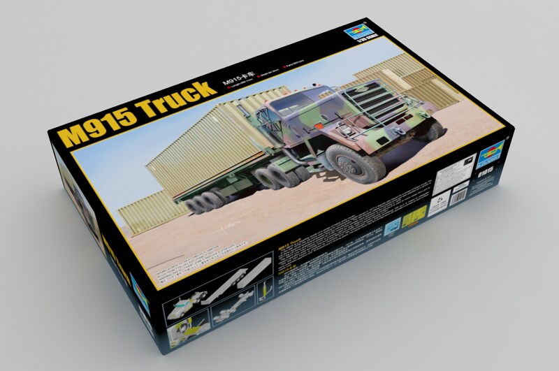 Trumpeter  1/35 M915 TRACTOR WITH M872 TRAILER 1/35 Plastic Model