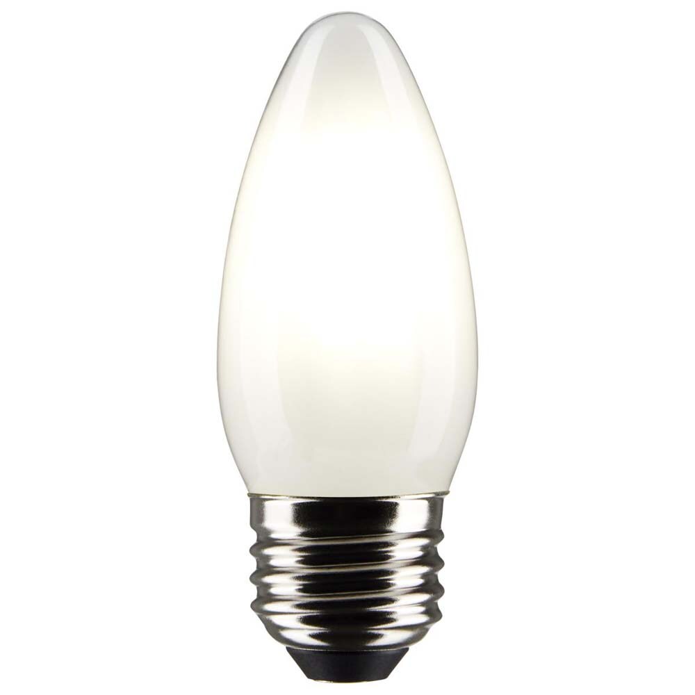 6Pk - Satco 5.5w B11 LED 4000K Medium Base Frosted Dimmable - 60w equiv