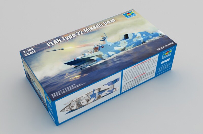 Trumpeter  1/144 PLAN TYPE 22 MISSILE BOAT 1/144 Plastic Model