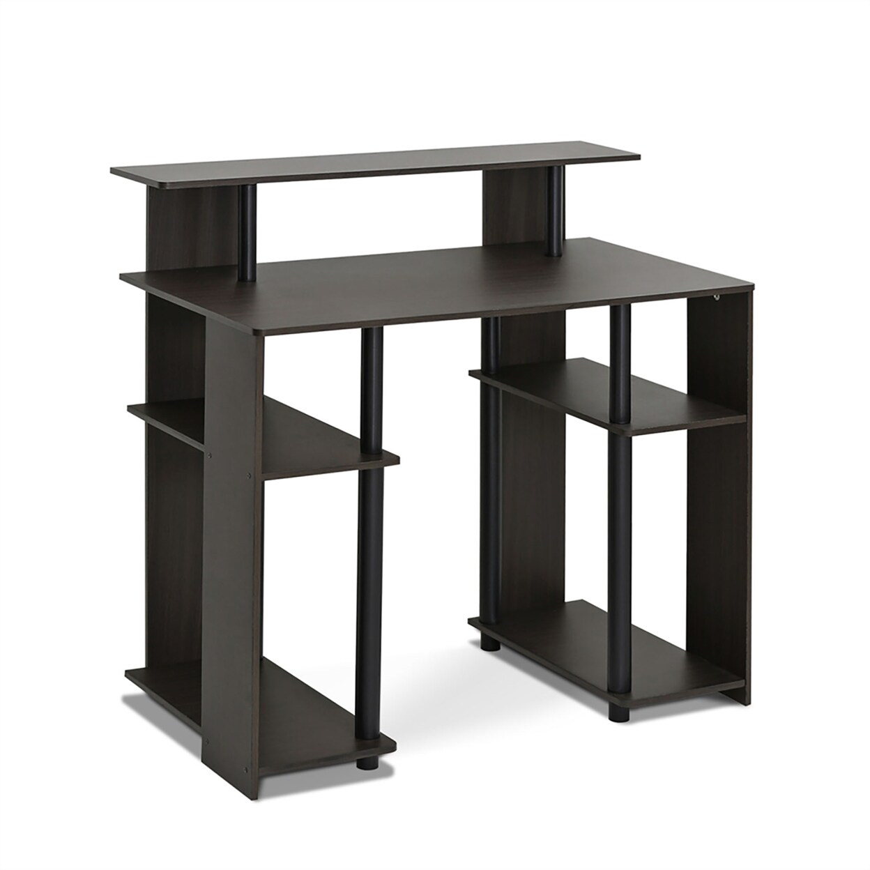 Furinno Jaya Simple Design Computer Writing Desk, Walnut,