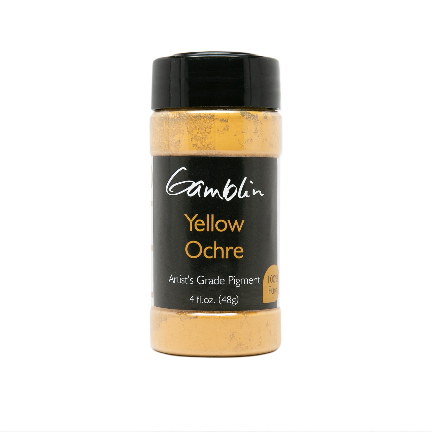 Gamblin Artist&#x27;s Color Dry Pigment, 4 oz., Yellow Ochre