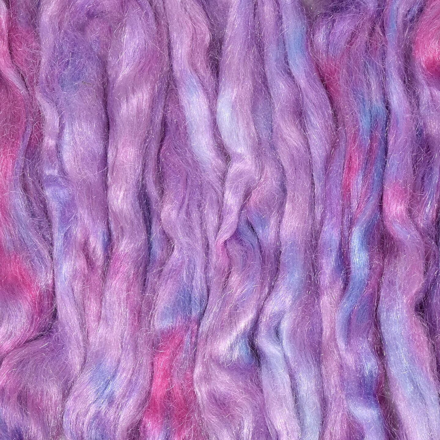 FIRESTAR Nylon Fiber for Spinning, Blending, Dyeing, Felting and Doll Making. Trilobal Nylon Combed Top