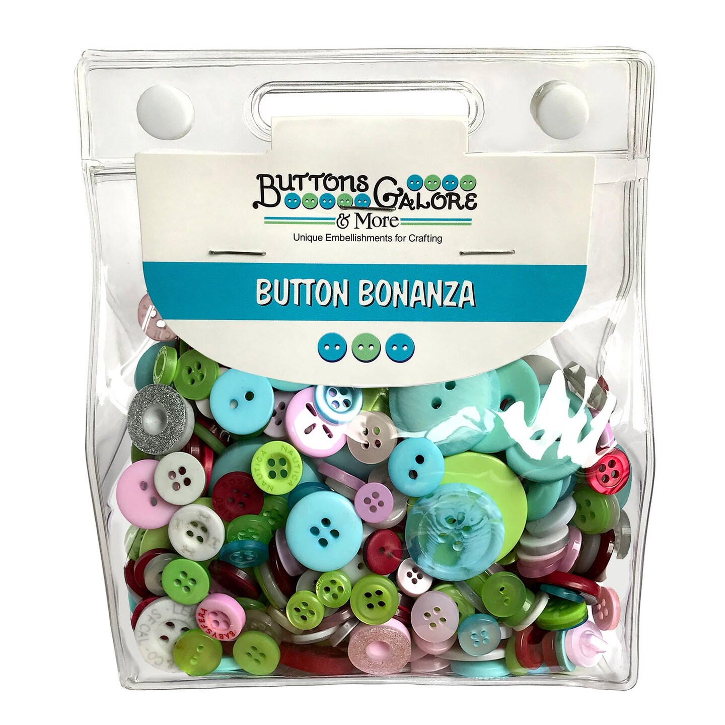 Buttons Galore Button Bonanza Bulk Buttons for Sewing &#x26; Crafts,  Assorted Colors - .50 LBS.