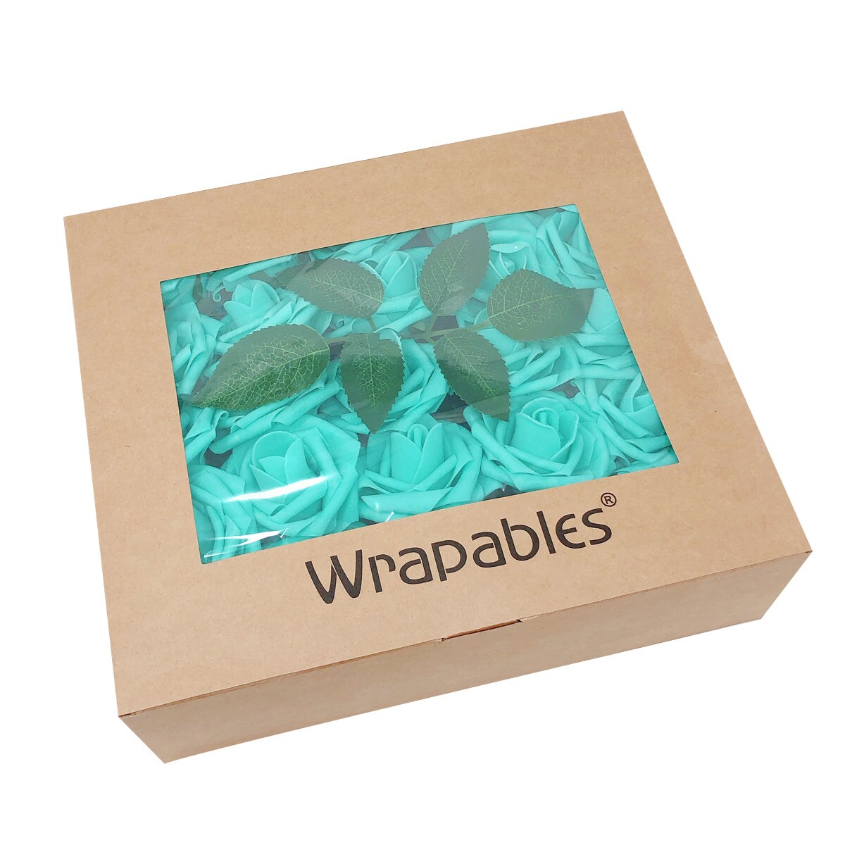 Wrapables Artificial Rose Flower, Real Touch Flowers for DIY Wedding Bouquets and Centerpieces