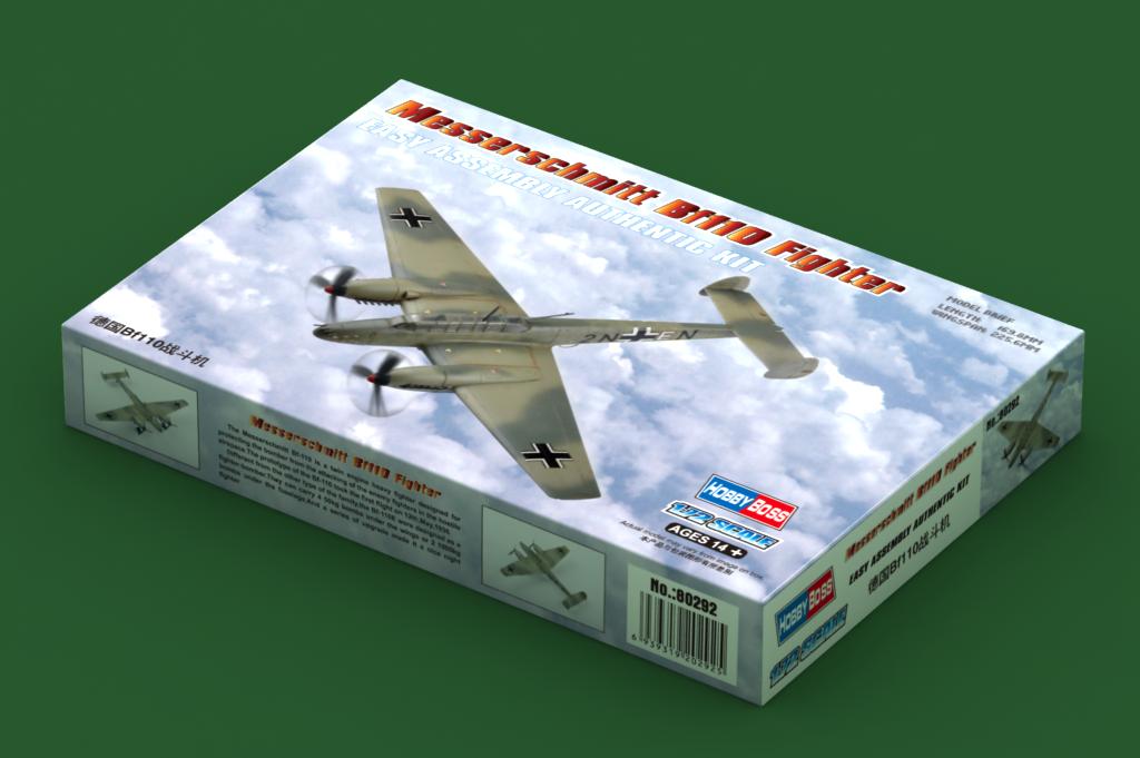 HobbyBoss  1/72 MESSERSCHMITT BF110 FIGHTER Plastic Model