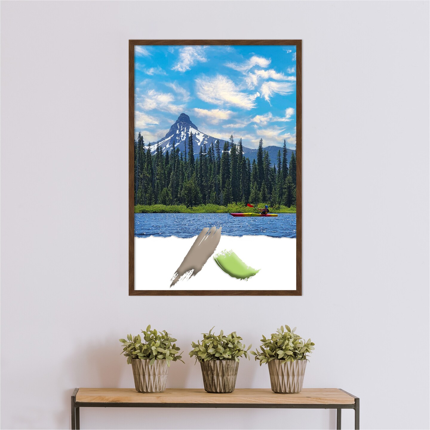 Carlisle Narrow Wood Picture Frame, Photo Frame, Art Frame