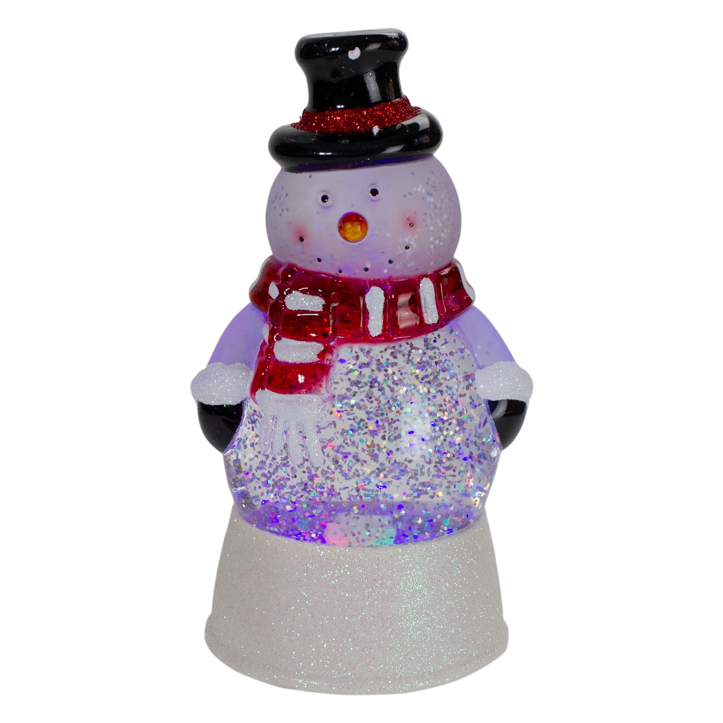 Northlight LED Lighted Color Changing Snowman Christmas Snow Globe - 7.5&#x22;