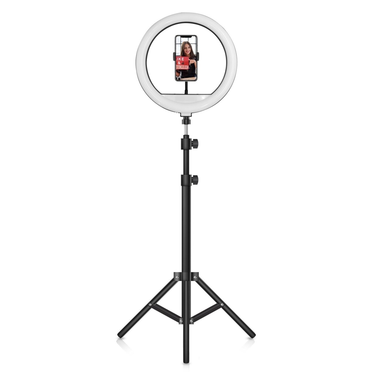 Supersonic PRO Live Stream 14” Floor Standing Selfie Ring Light (SC-2410SR)