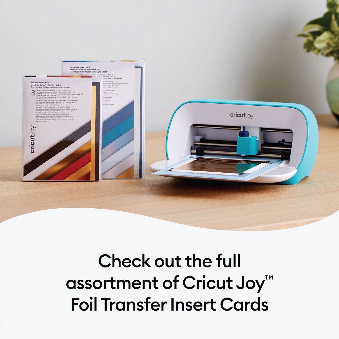 Cricut Joy Foil Transfer Insert Cards Royal Flush Sampler A2 | 8 Count