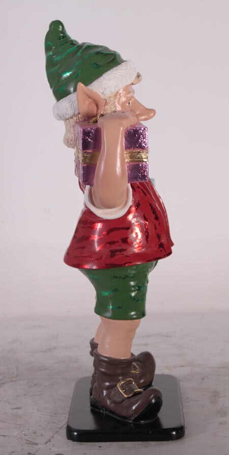 Small Elf Sunny with Gifts Statue