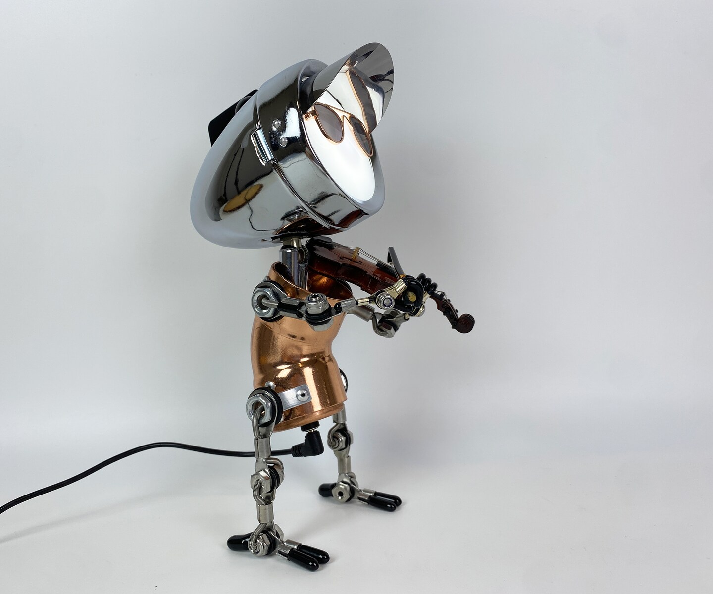 Violin Robot Table Lamp,Violinist Under The Light,Violin