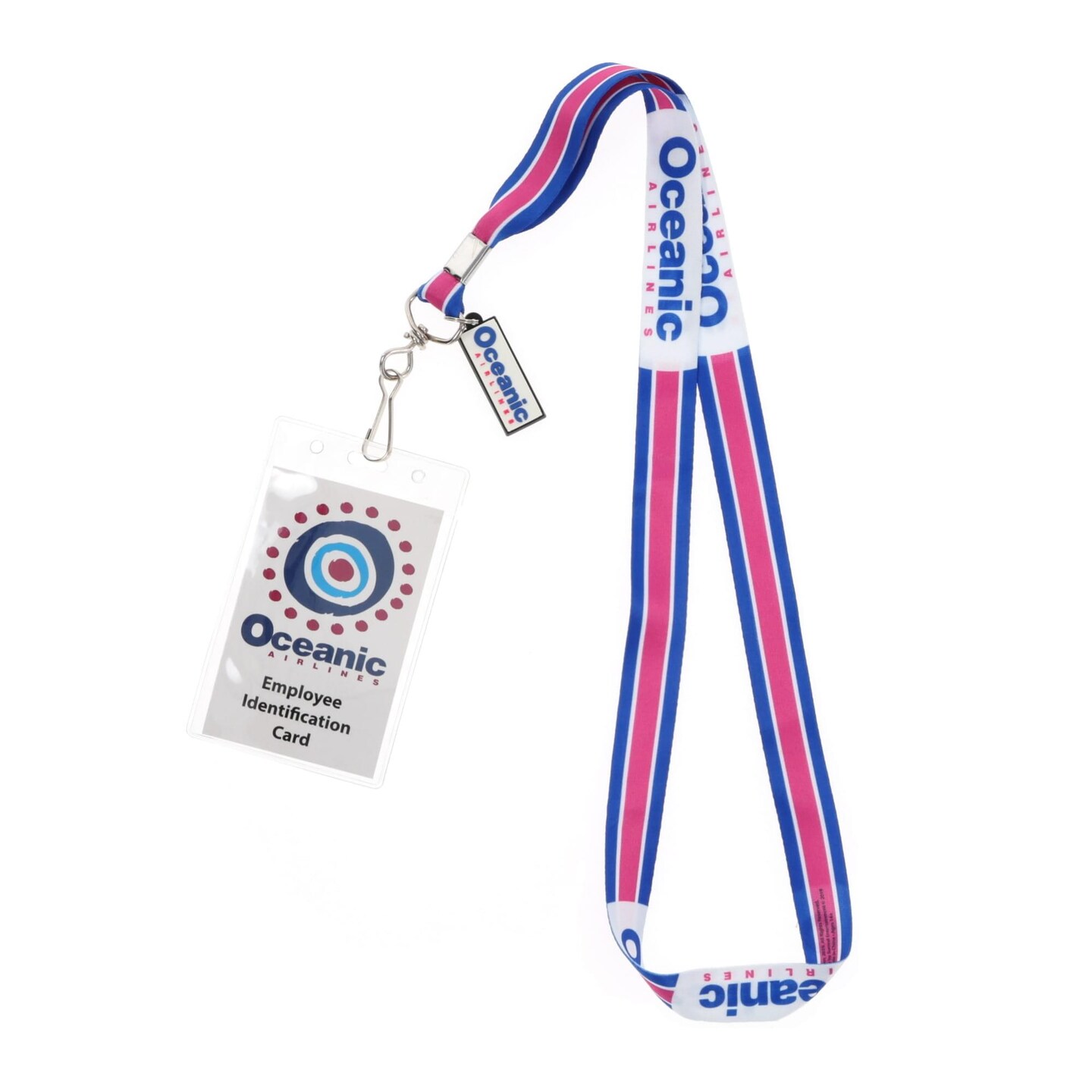 Lost Oceanic Airlines Lanyard with ID Card &#x26; Charm