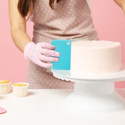 124 Pieces Piping Bags and Tips Set, 11.8 Inch 100 Anti Burst Piping Bags, 124 Pcs Cake Decorating Kit with 16 Piping Tips, 1 Reusable Pastry Bags, 3 Cake Scrapers, 2 Couplers, and 2 Icing Bags Ties