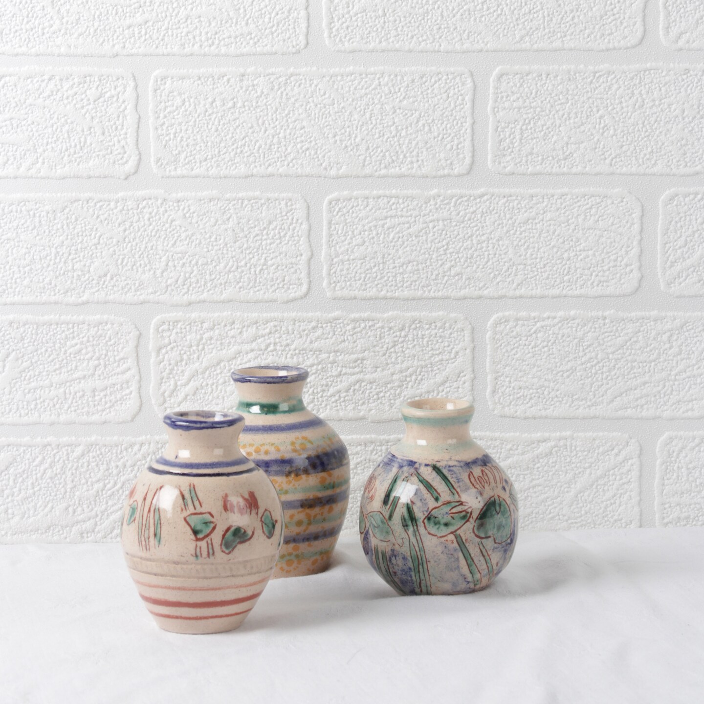 Brick White Paintable Wallpaper
