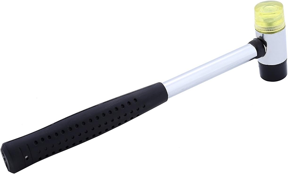 10.75" x 3" Professional Double Sided Glazing Hammer for Leaded Glass Work and More