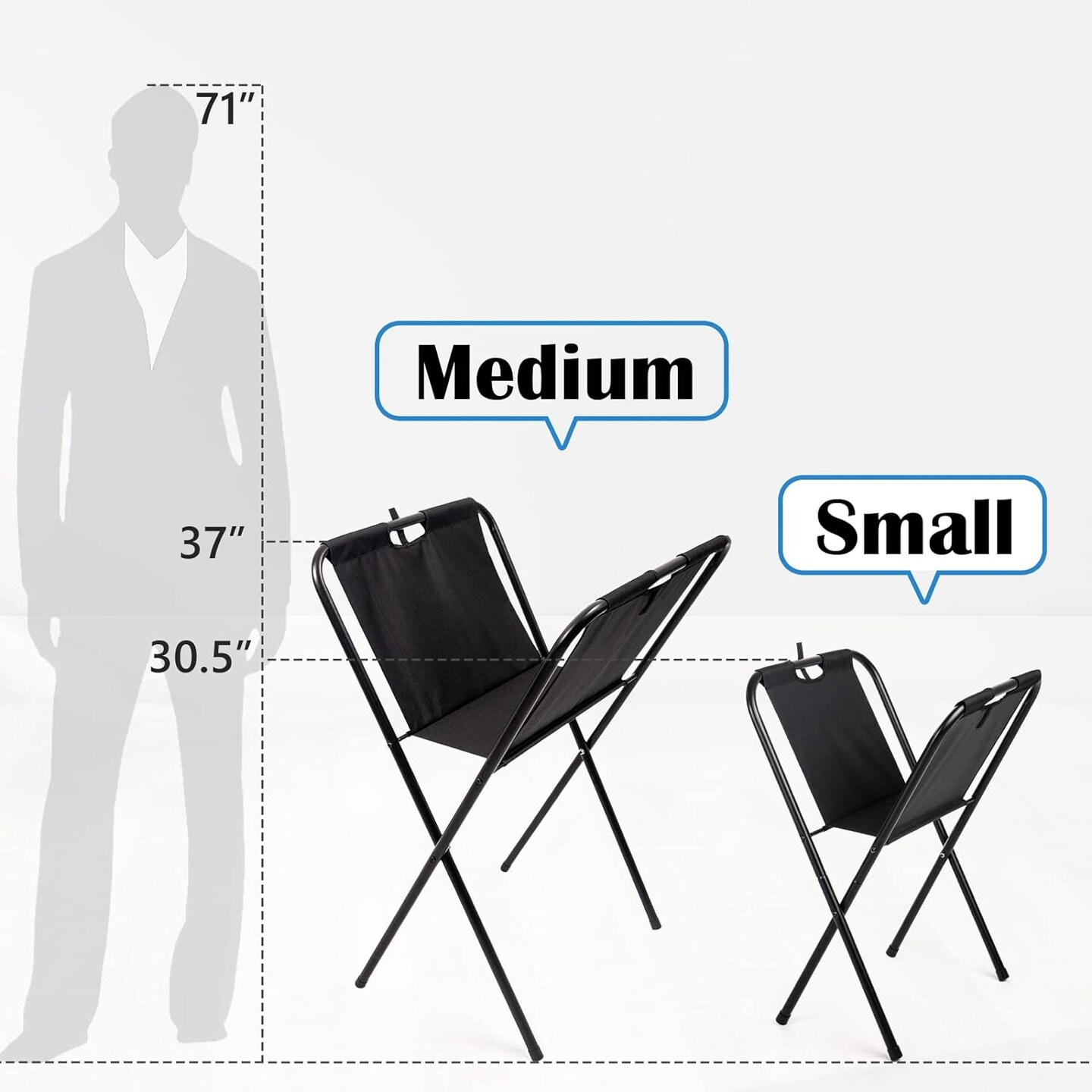 Small Canvas Print Rack - Portable Folding Art Display Rack for Posters, Artwork, Prints, Canvas Storage