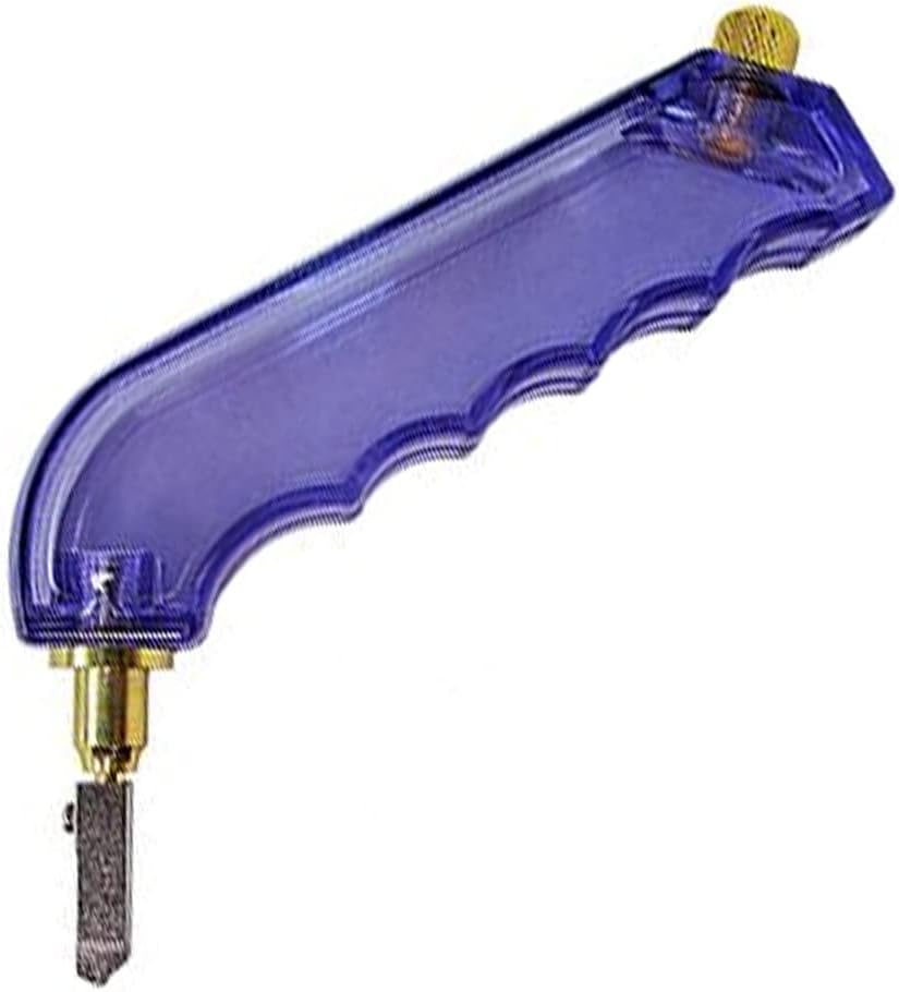 Rainbow Art Tungsten Carbide Pistol Grip Oil Fed Glass Cutter - Professional Stained Glass Cutting Tool
