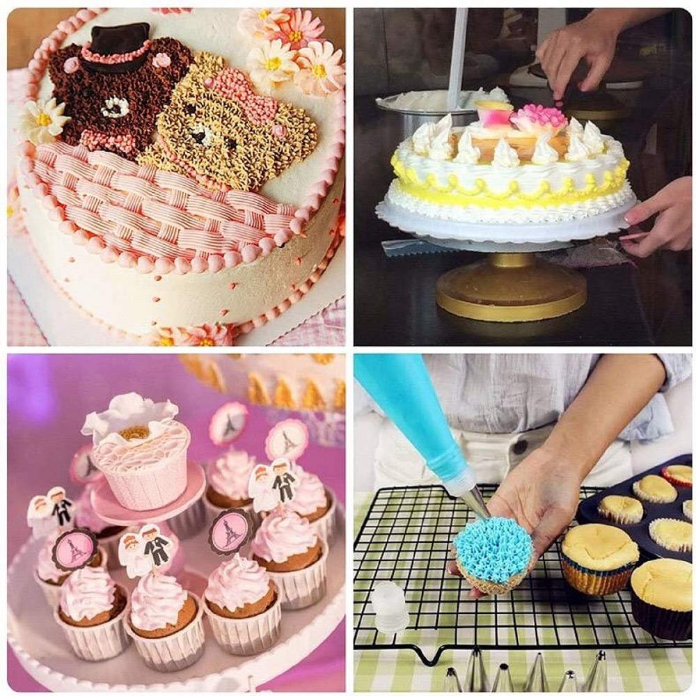 48 Pieces Cake Decorating Tips and Icing Piping Tips Coupler With Piping Tips Instructions