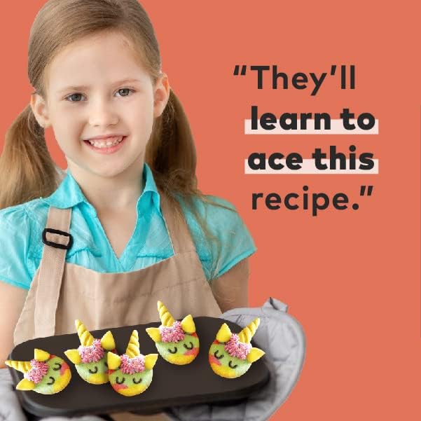 Duff Goldman DIY Kids Baking Kit by Baketivity - Bake Unicorn Rainbow Cookies with Premeasured Ingredients | Best Family Fun Activity Cookie Making Kit, Baking Gift Set for Girls, Boys, Teens, Adults