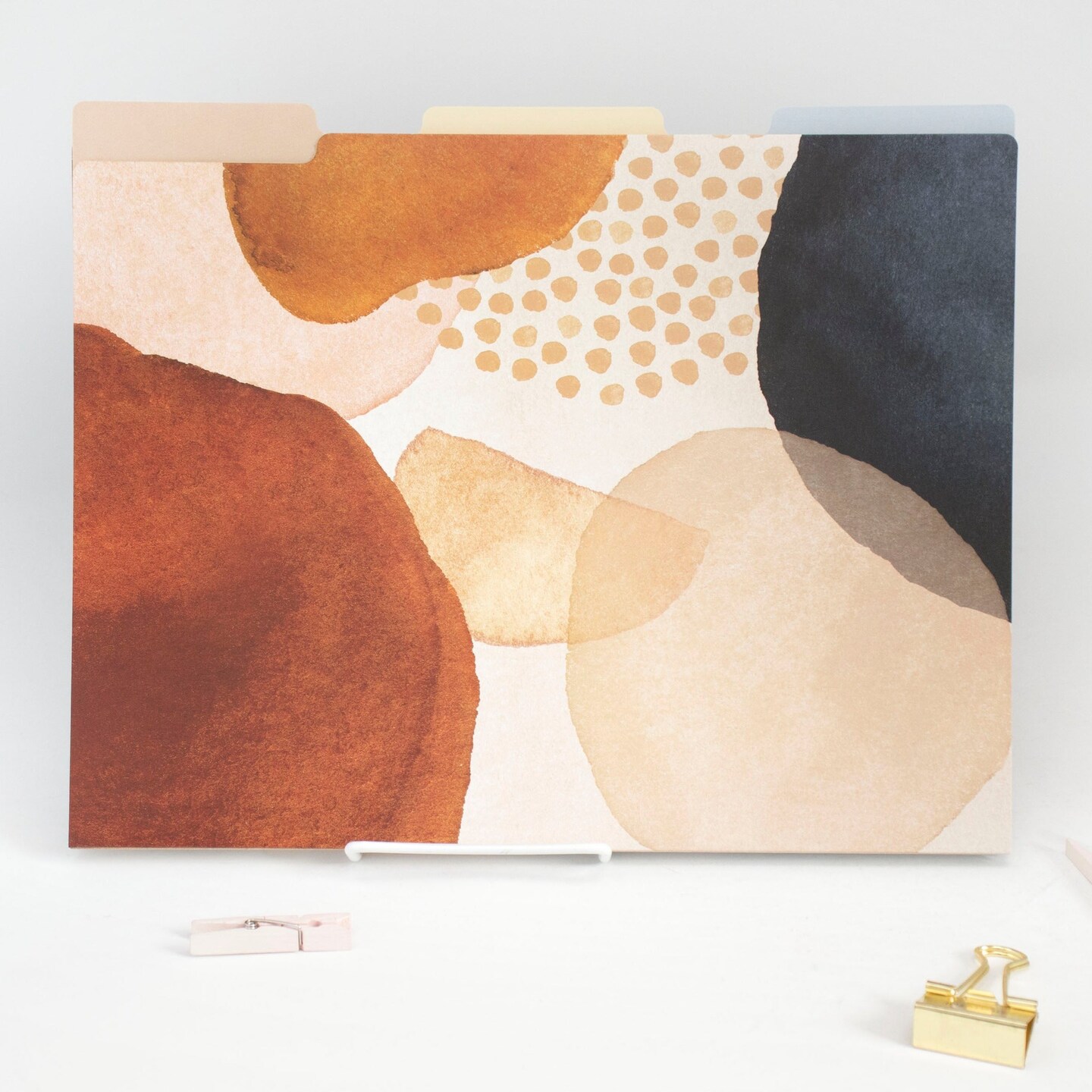 bloom daily planners File Folder Set, Earthy Abstract