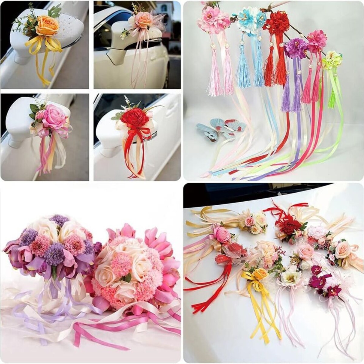 25 yards Decorative Satin Ribbon with 20 Rolls