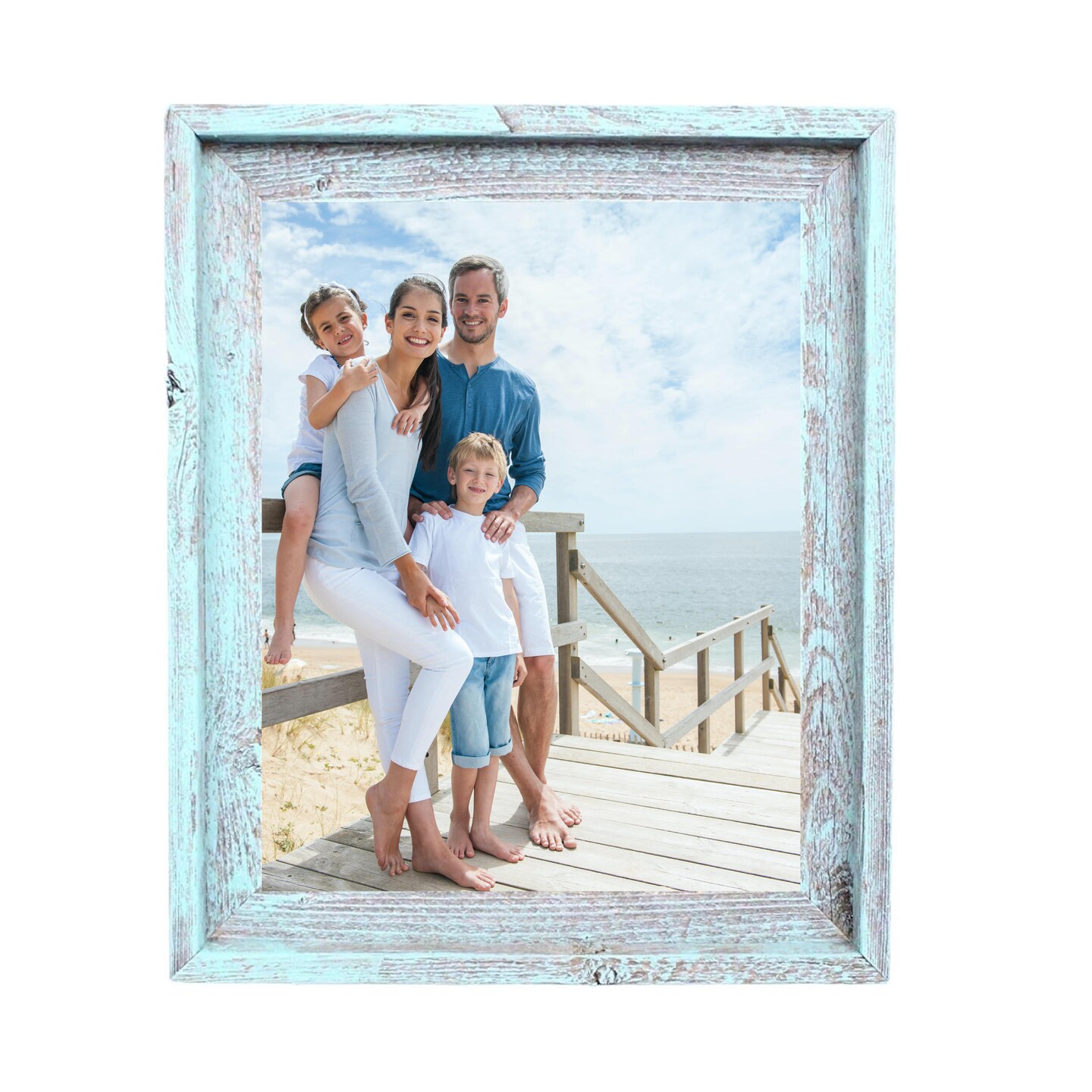 Rustic Farmhouse Signature Series 12 in. x 24 in. Reclaimed Wood Picture Frame