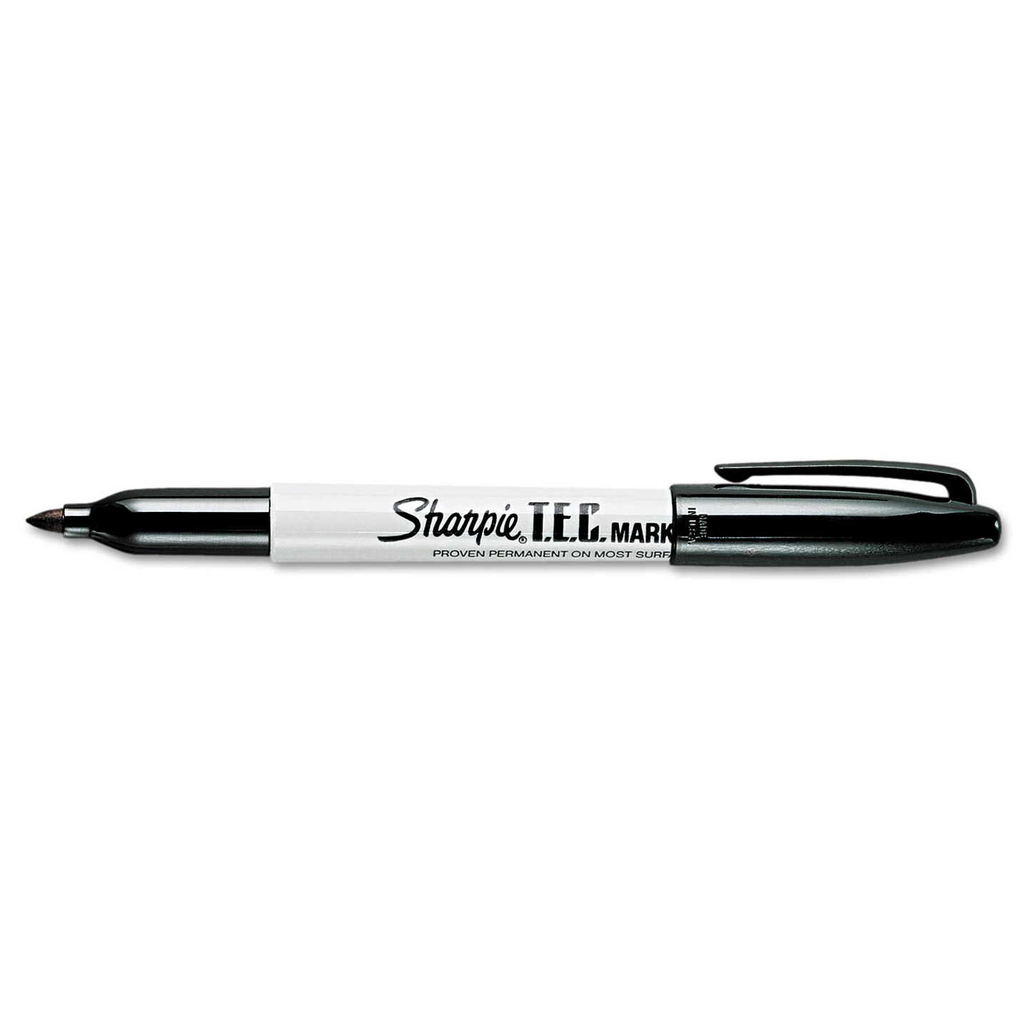 Sharpie T.E.C. Permanent Marker, Fine Bullet Tip, Black