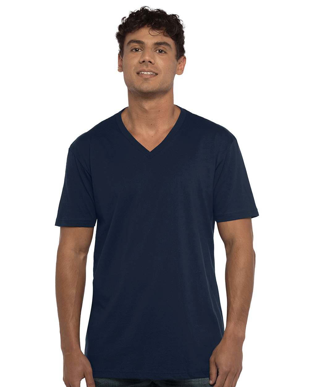 Next Level Cotton Short Sleeve Crew T-Shirt - Heather & Solid Colors, XS, Indigo - View #6