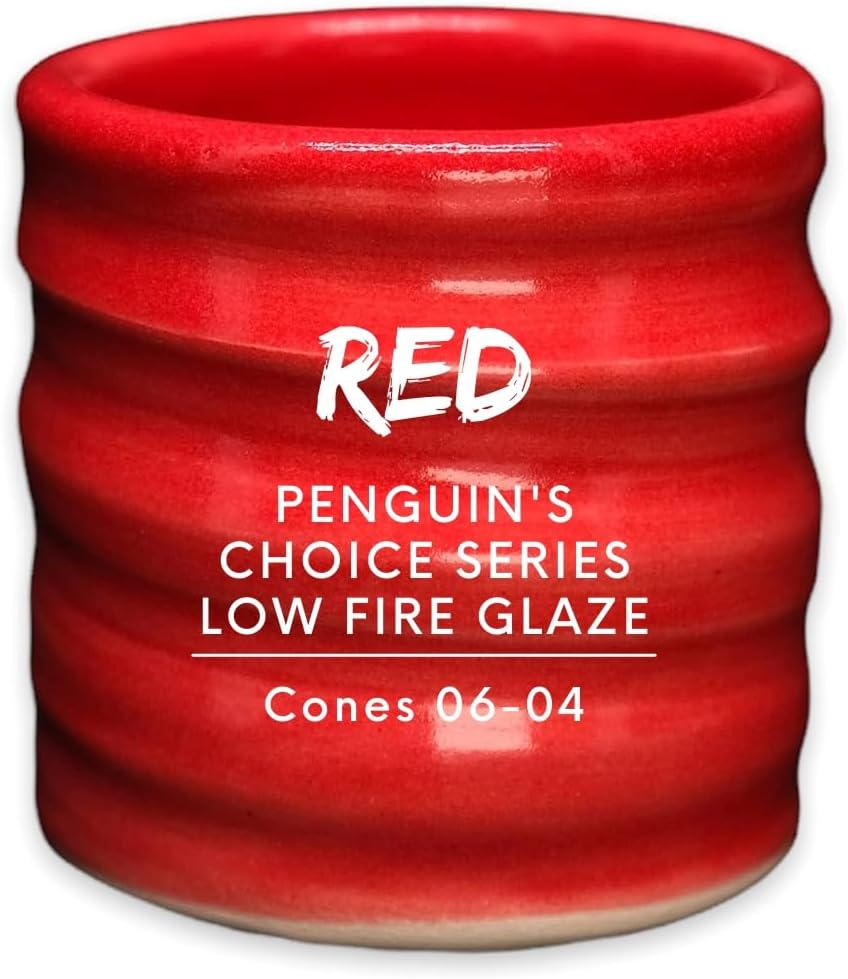 Penguin Pottery - Variety Set - Low Fire Penguin&#x27;s Choice Series - Cones 06 to 04 - Includes 8 4oz Jars