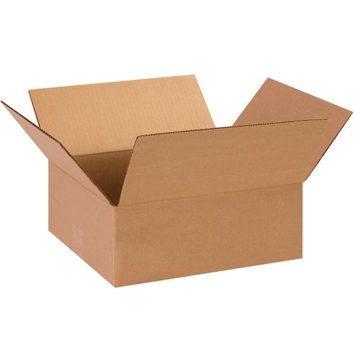 MyBoxSupply 13 x 11 x 5&#x22; Flat Corrugated Boxes, 25 Per Bundle