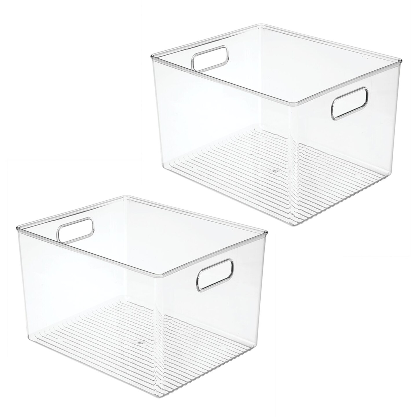 mDesign Plastic Kitchen Pantry Storage Organizer Container Bin