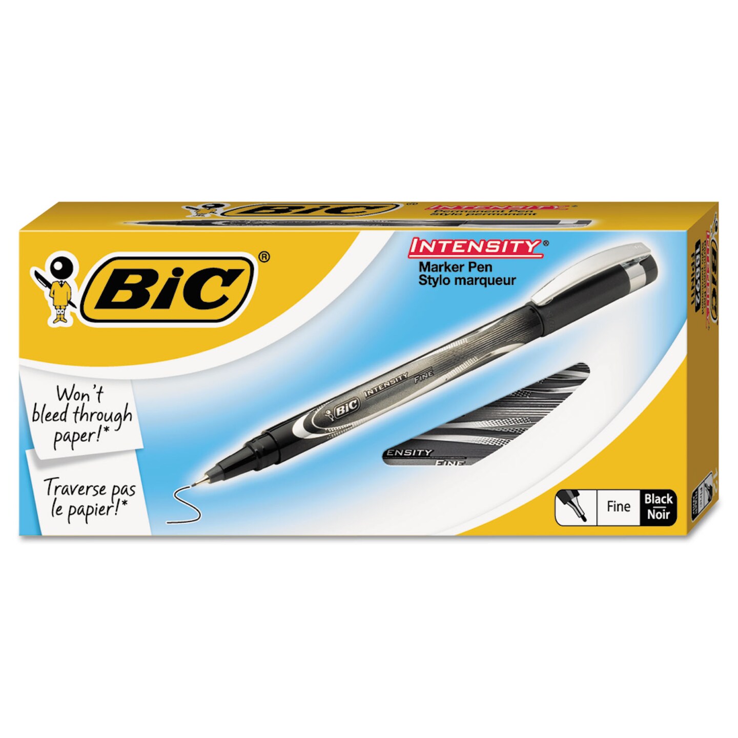 Bic Intensity Fine Pens BIC Intensity 2-in-1 Dual Tip Fineliner
