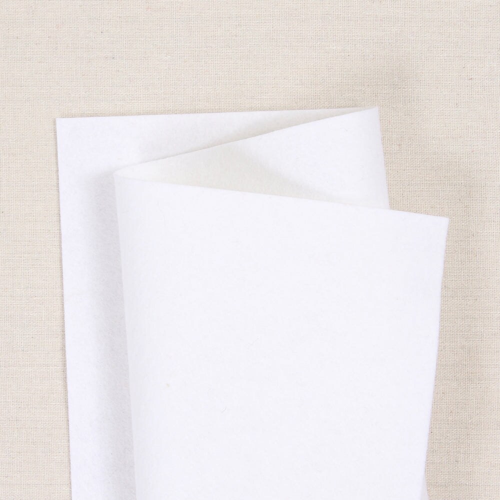 Wool Felt, White