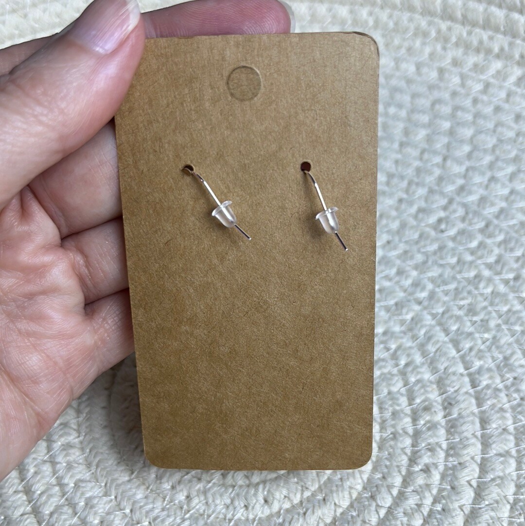 Sterling silver easter earrings
