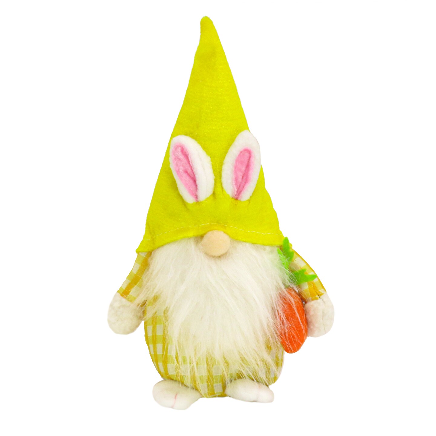 11&#x22; Yellow Easter Bunny Gnome