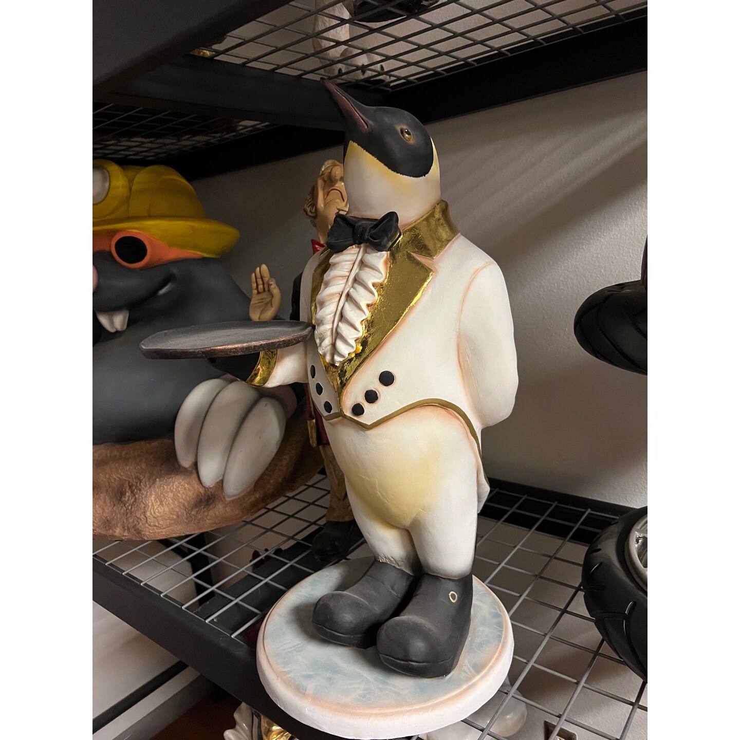 Penguin Butler Small Statue