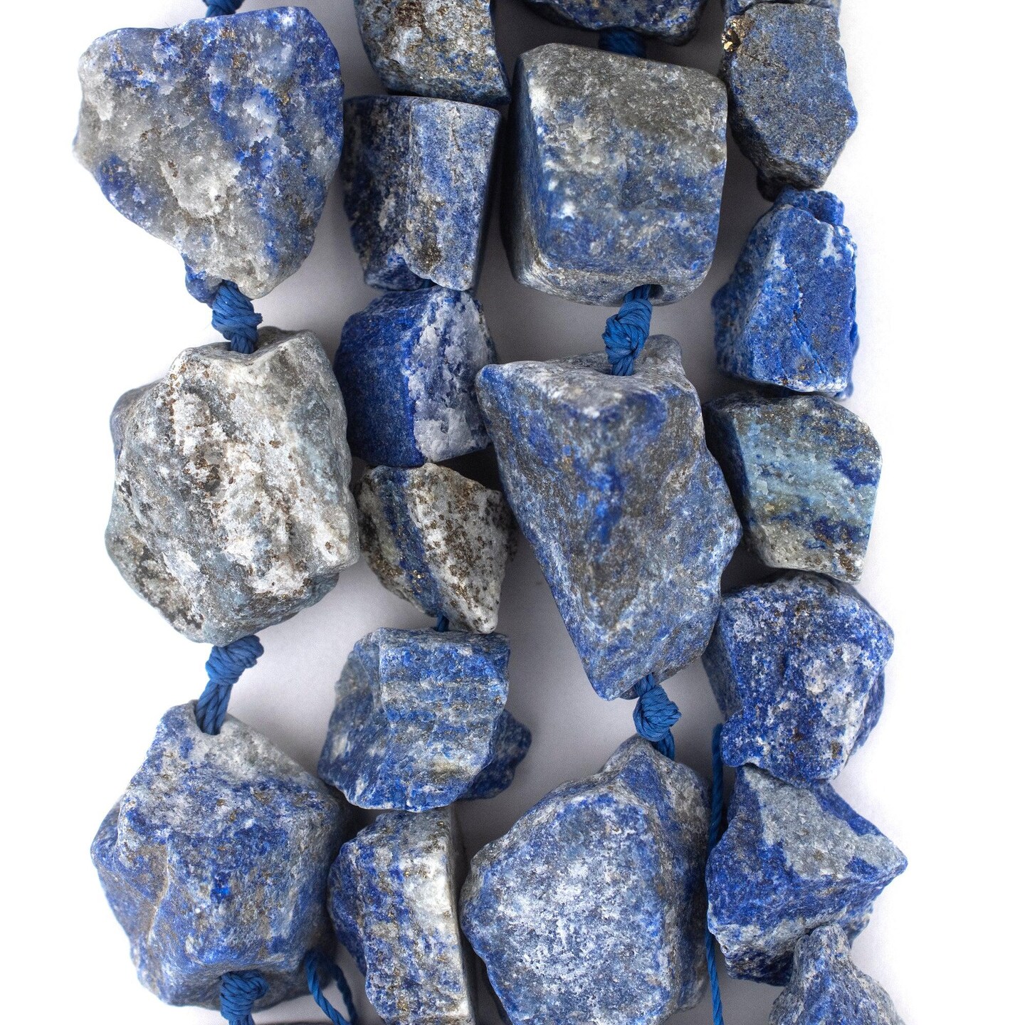 TheBeadChest Rough Lapis Lazuli Nugget Beads