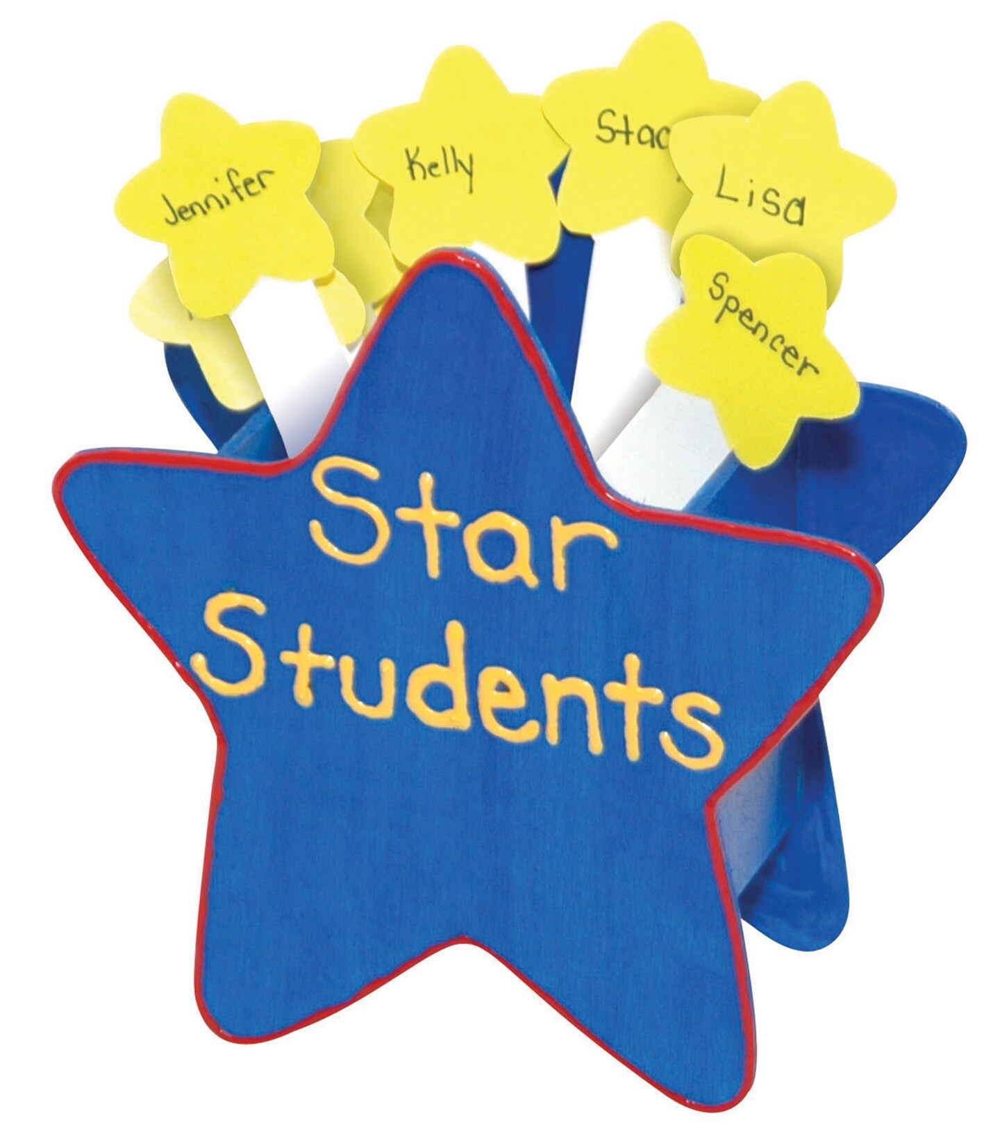 Carson Dellosa Dry-Erase Star Sticks Elementary Classroom Manipulative Set for Hands-on Learning Activities, Name Sticks, Behavior Management Tool for Classroom or Homeschool (30 pc)