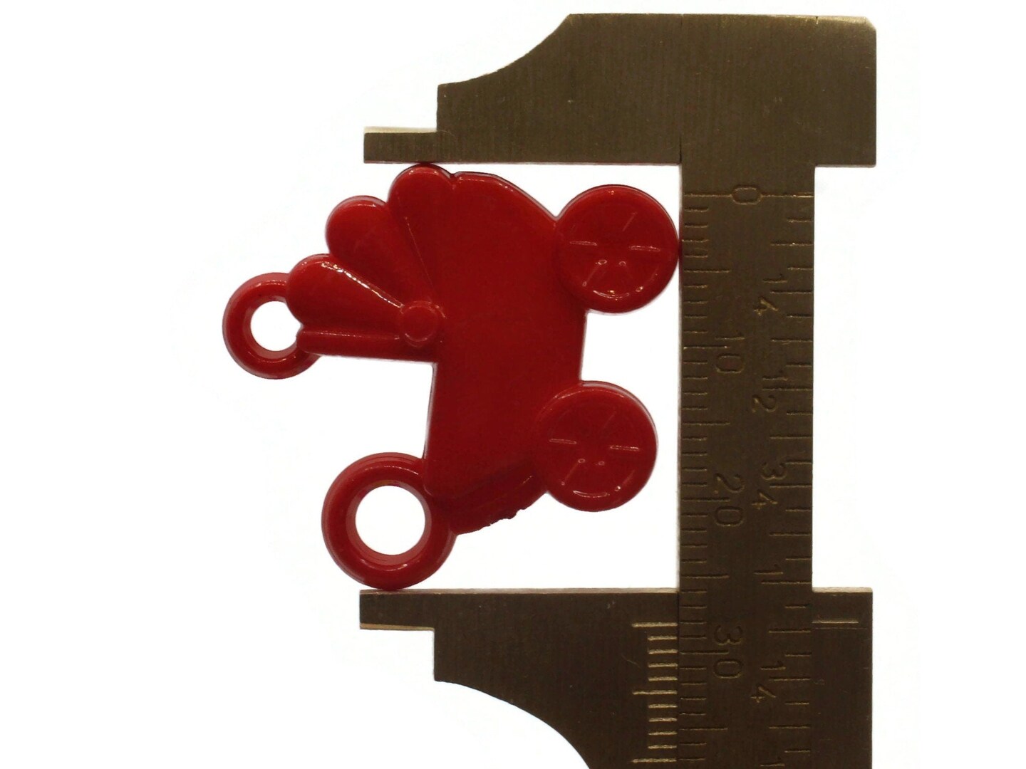 12 30mm Mixed Color Baby Buggy Plastic Pram Stroller Charms
