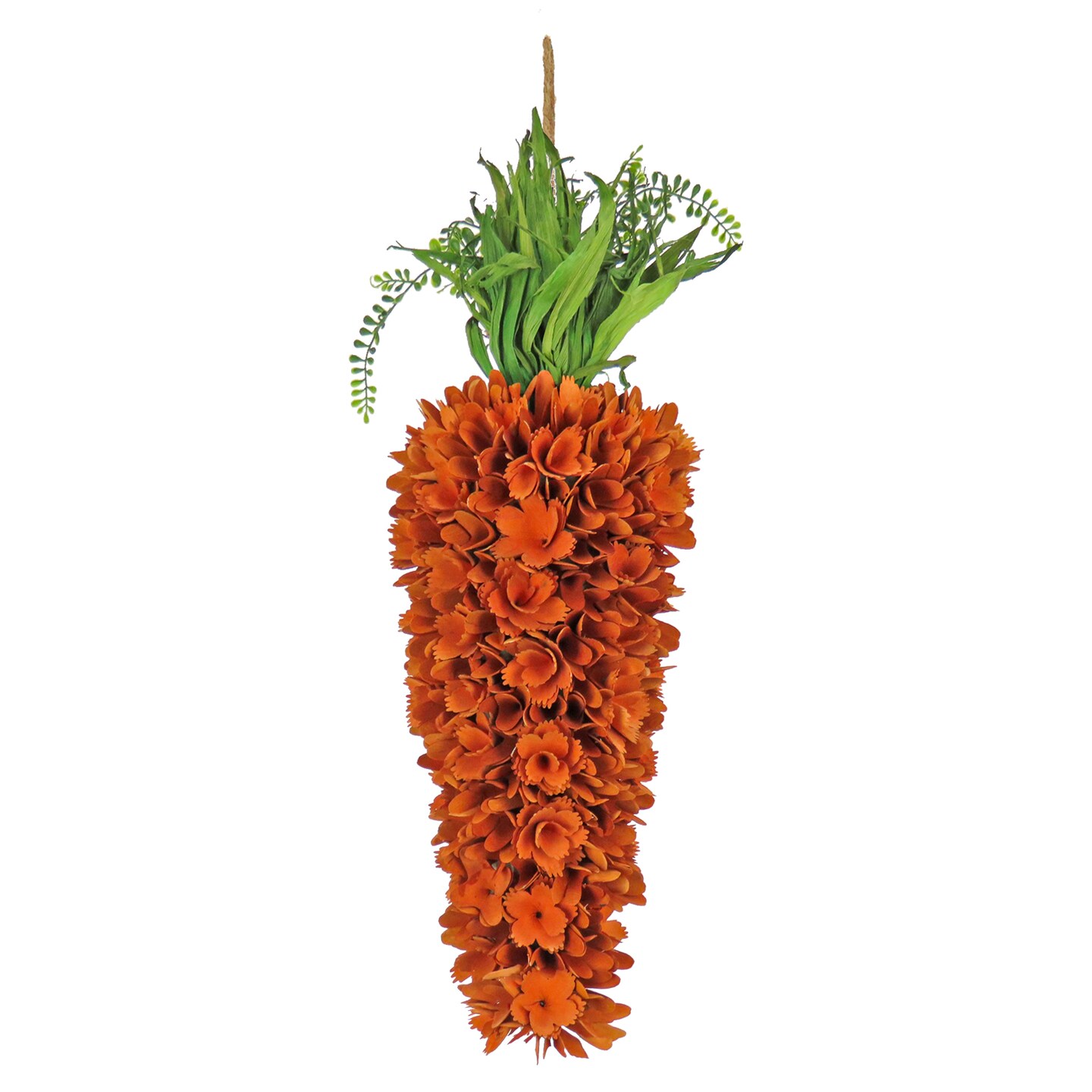 28&#x22; Floral Carrot Easter Decoration
