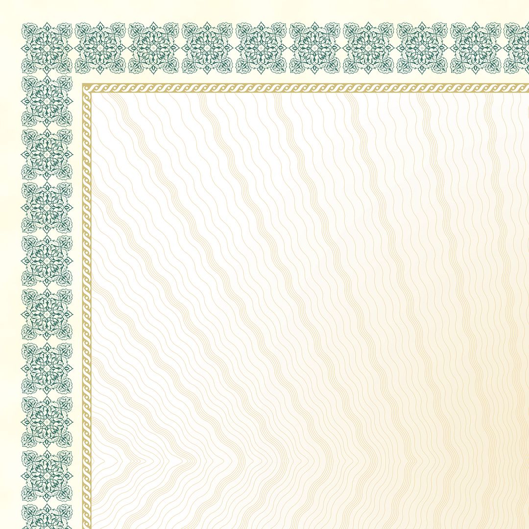 Great Papers! Westminster Certificate with Foil, Green Border, 8.5&#x22; x 11&#x22;, Printer Compatible, 15 Count
