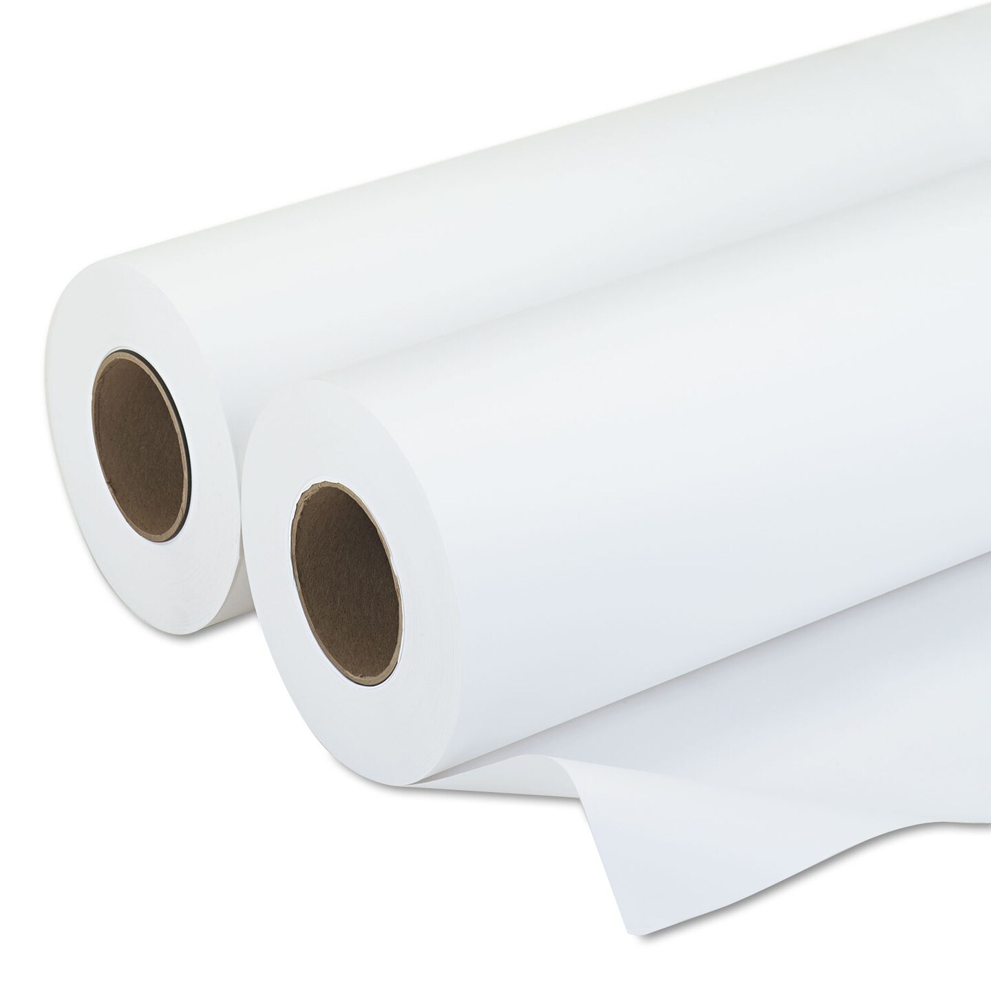 Iconex Amerigo Wide-Format Paper, 3&#x22; Core, 20 lb, 30&#x22; x 500 ft, Smooth White, 2/Pack