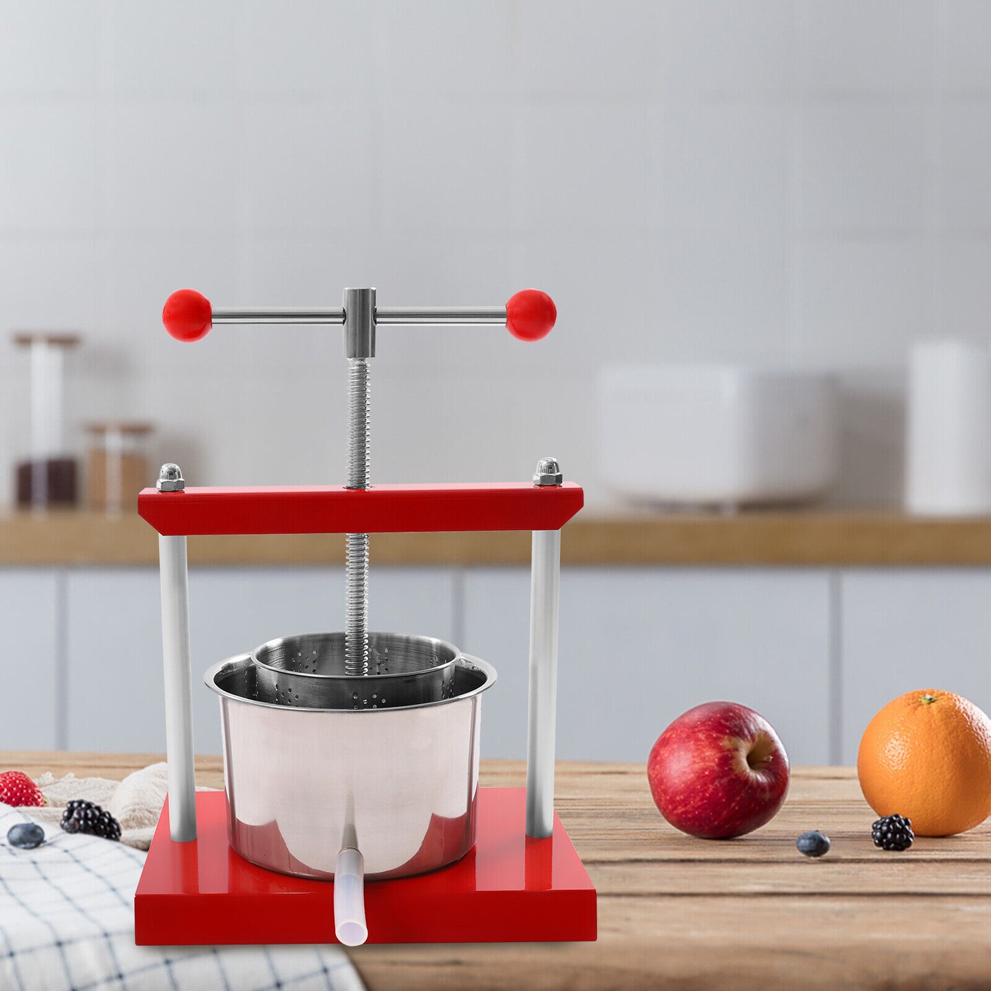 Kitcheniva 3L Fruit Wine Press Juicer Maker