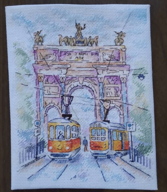 Victory Arch M-520 / SM-520 Counted Cross Stitch Kit