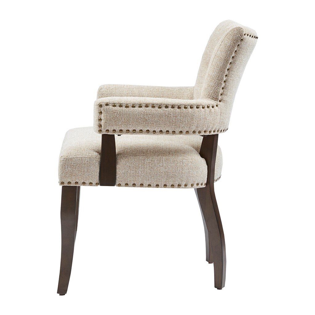 Gracie Mills   Mikel Button-Tufted Dining Arm Chair Set - GRACE-5271