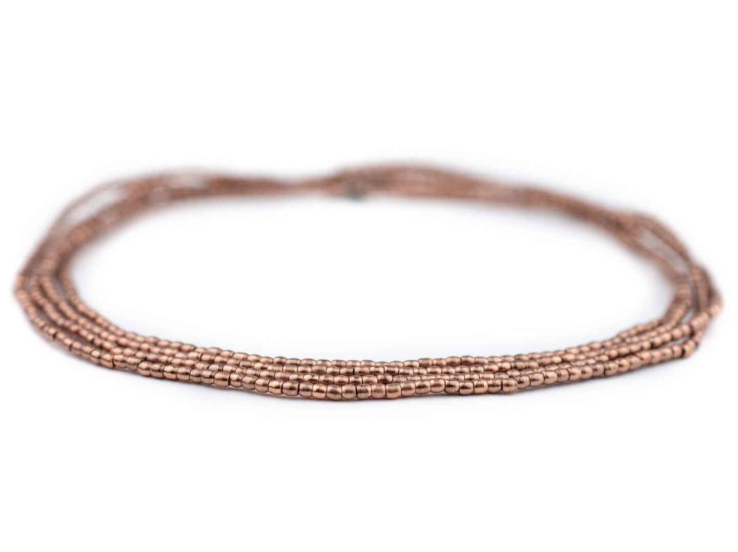 TheBeadChest Copper Tiny Oval Beads (2mm)