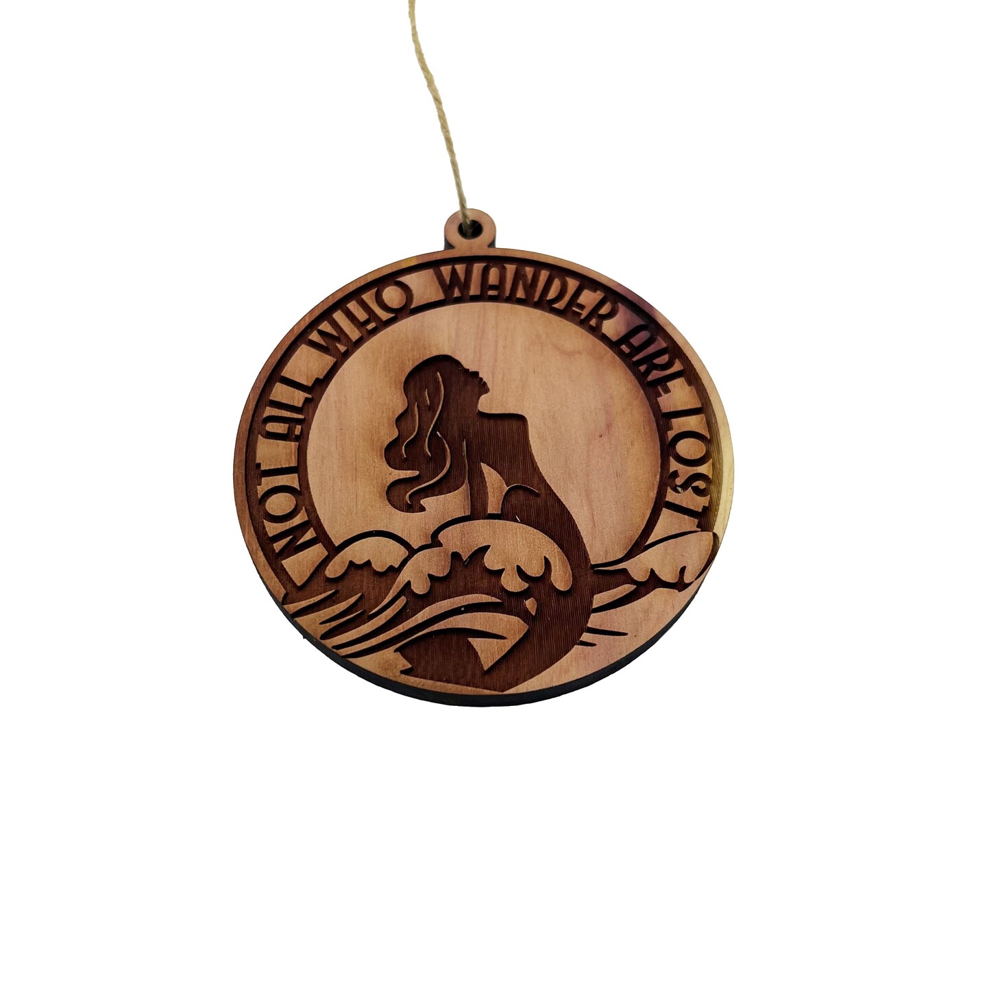 Mermaid - Cedar Ornament Mermaid - Cedar Ornament